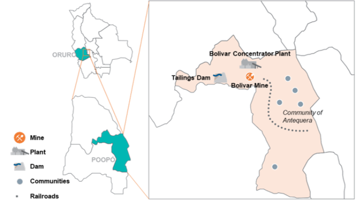 Bolivia Location Map